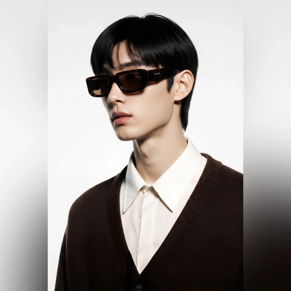 New Authentic Prada PR06YS Brown Sunglasses – Bold Luxury with UV Protection